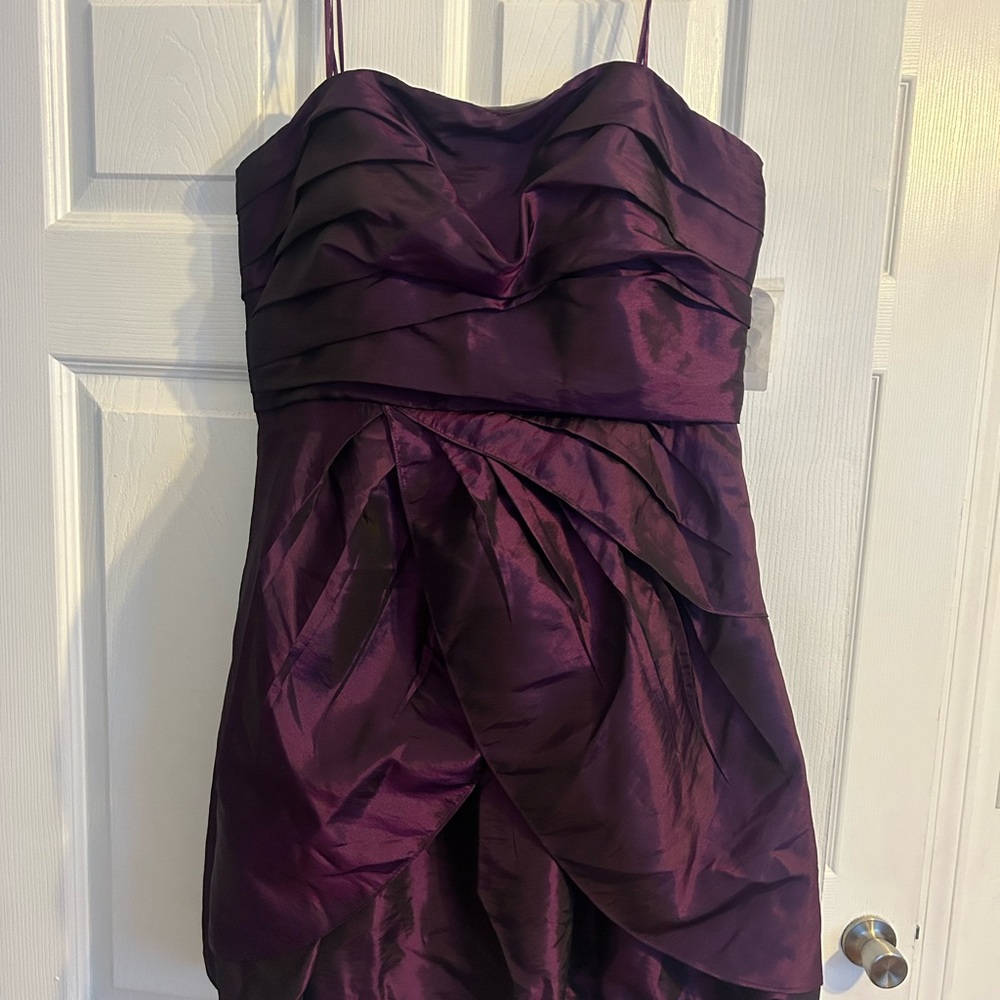 Jessica Simpson Strapless Plum Dress - Picture 2 of 10